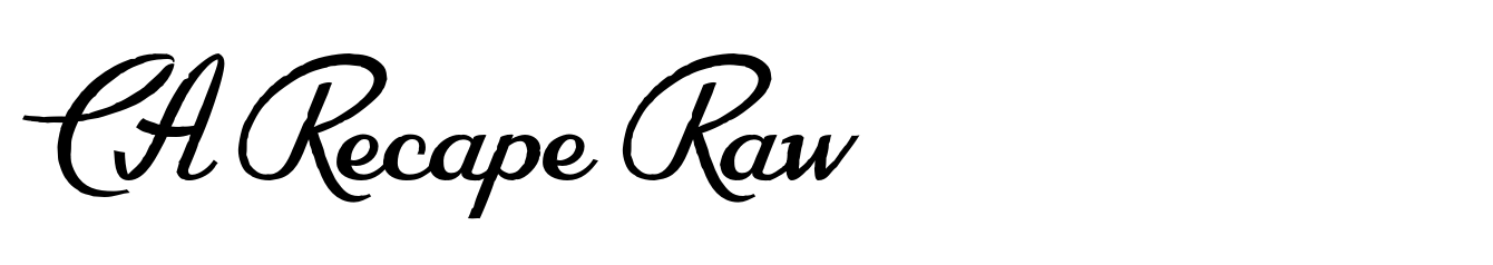 CA Recape Raw